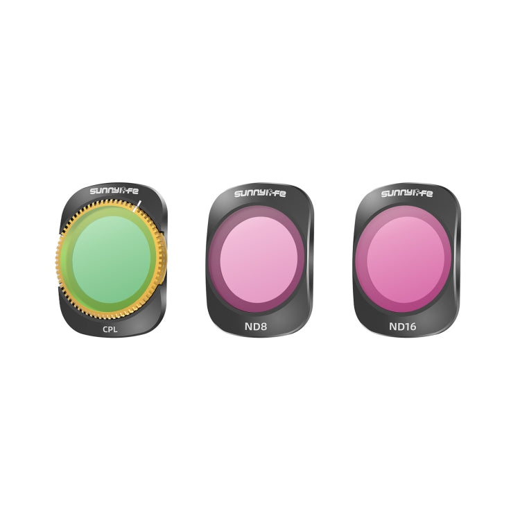 For DJI OSMO Pocket 3 Sunnylife Camera Lens Magnetic Metal Filter, MCUV, ND8, ND16, ND32, ND64, ND256, ND8PL, ND16PL, ND32PL, ND64PL, CPL, 3 in 1 CPL ND8/16, 3 in 1 ND16/64/256, 4 in 1 ND8/16/32/64, 4 in 1 ND8/16/32/64PL, 4 in 1 MCUV CPL ND32/64       ...