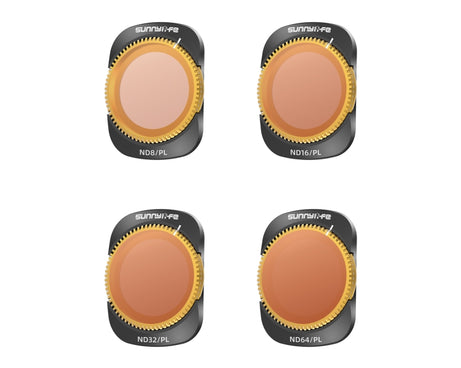 For DJI OSMO Pocket 3 Sunnylife Camera Lens Magnetic Metal Filter, MCUV, ND8, ND16, ND32, ND64, ND256, ND8PL, ND16PL, ND32PL, ND64PL, CPL, 3 in 1 CPL ND8/16, 3 in 1 ND16/64/256, 4 in 1 ND8/16/32/64, 4 in 1 ND8/16/32/64PL, 4 in 1 MCUV CPL ND32/64       ...