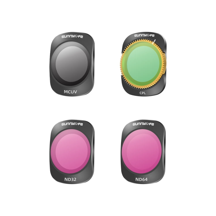 For DJI OSMO Pocket 3 Sunnylife Camera Lens Magnetic Metal Filter, MCUV, ND8, ND16, ND32, ND64, ND256, ND8PL, ND16PL, ND32PL, ND64PL, CPL, 3 in 1 CPL ND8/16, 3 in 1 ND16/64/256, 4 in 1 ND8/16/32/64, 4 in 1 ND8/16/32/64PL, 4 in 1 MCUV CPL ND32/64       ...
