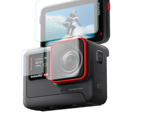 Sunnylife 3 in 1 Rear & Front Screen Lens Explosion proof Film, For Insta360 Ace Pro, For Insta360 Ace