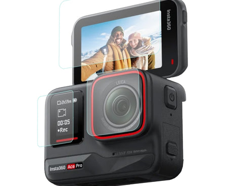 Sunnylife 3 in 1 Rear & Front Screen Lens Explosion proof Film, For Insta360 Ace Pro, For Insta360 Ace