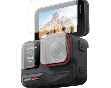 Sunnylife 3 in 1 Rear & Front Screen Lens Explosion proof Film, For Insta360 Ace Pro, For Insta360 Ace
