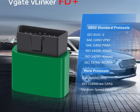 Vgate VLINKER FD + V2.2 Bluetooth 4.0 Car OBD Fault Diagnosis Detector, FD + V2.2 Bluetooth 4.0