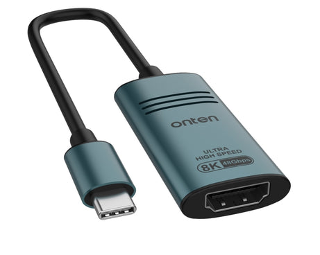 Onten UC981 8K 30Hz USB-C / Type-C to HDMI Video Converter Adapter, UC981