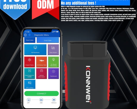 KONNWEI K DIAG Car OBDII Full System Diagnostic Scanner, K DIAG