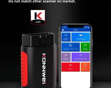 KONNWEI K DIAG Car OBDII Full System Diagnostic Scanner, K DIAG
