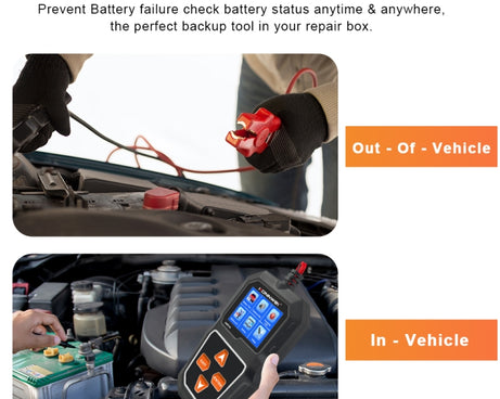KONNWEI KW218 2.4 inch Color Screen Car Battery Tester, KW218