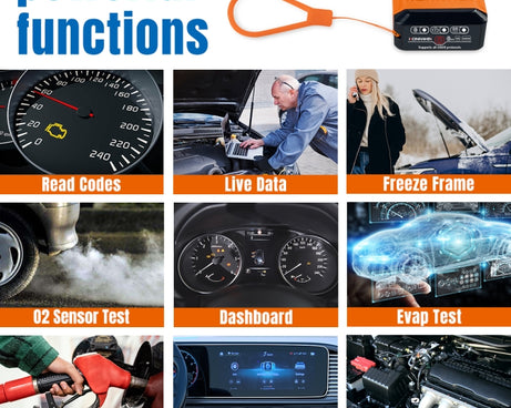 KONNWEI KW906 Bluetooth 5.0 Car OBD2 Scanner Support Android & iOS, KW906