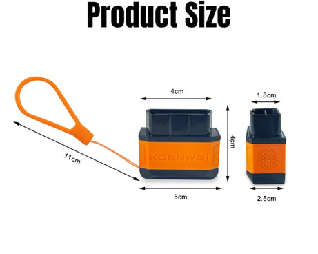 KONNWEI KW906 Bluetooth 5.0 Car OBD2 Scanner Support Android & iOS, KW906