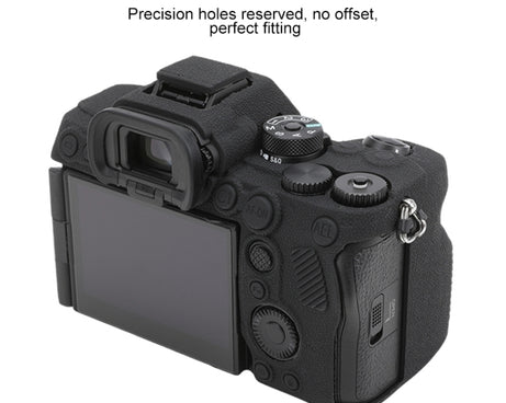 Litchi Texture Soft Silicone Protective Case, For Sony ILCE7RM5 / A7R5