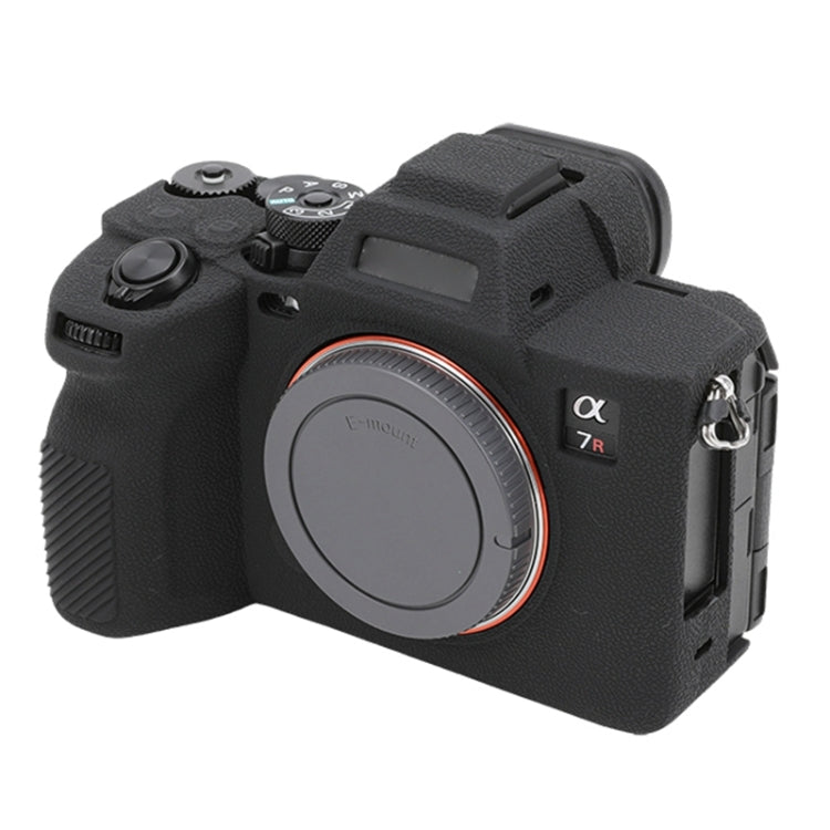 Litchi Texture Soft Silicone Protective Case, For Sony ILCE7RM5 / A7R5