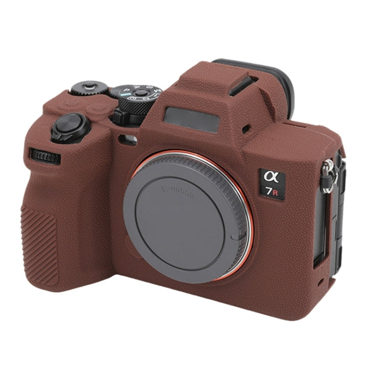 Litchi Texture Soft Silicone Protective Case, For Sony ILCE7RM5 / A7R5
