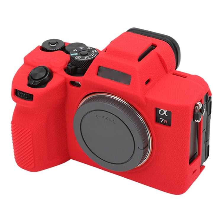 Litchi Texture Soft Silicone Protective Case, For Sony ILCE7RM5 / A7R5