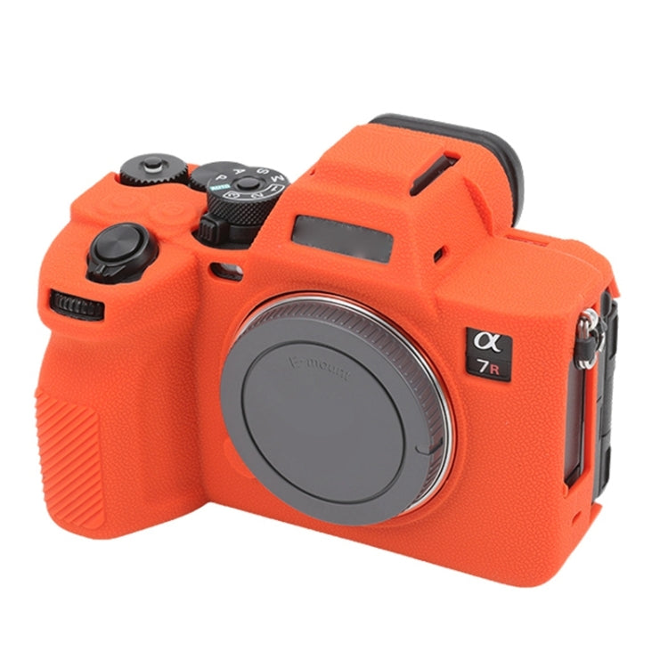Litchi Texture Soft Silicone Protective Case, For Sony ILCE7RM5 / A7R5