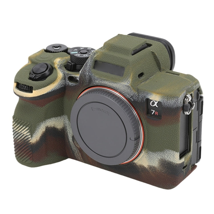 Litchi Texture Soft Silicone Protective Case, For Sony ILCE7RM5 / A7R5