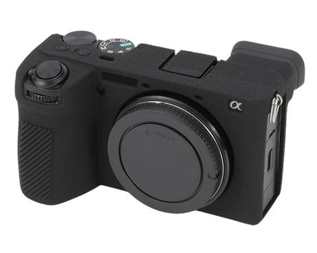 Litchi Texture Soft Silicone Protective Case, For Sony ILCE-6700 / A6700, For Sony ILCE-7CM2 / A7C II / A7CR