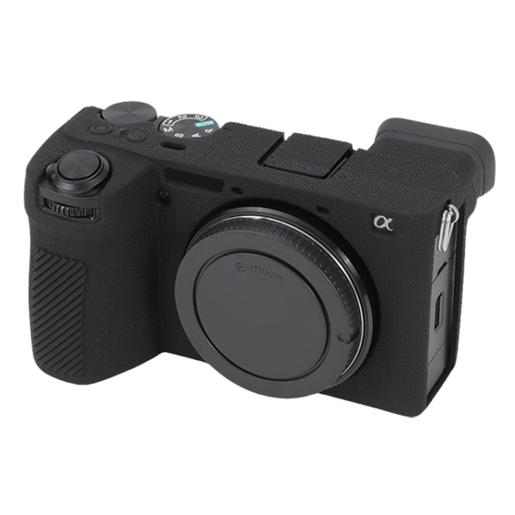 Litchi Texture Soft Silicone Protective Case, For Sony ILCE-6700 / A6700, For Sony ILCE-7CM2 / A7C II / A7CR