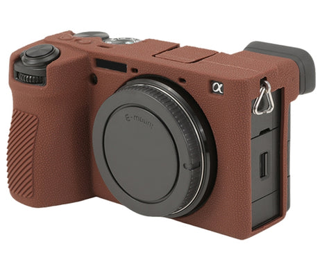 Litchi Texture Soft Silicone Protective Case, For Sony ILCE-6700 / A6700, For Sony ILCE-7CM2 / A7C II / A7CR
