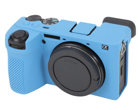Litchi Texture Soft Silicone Protective Case, For Sony ILCE-6700 / A6700, For Sony ILCE-7CM2 / A7C II / A7CR