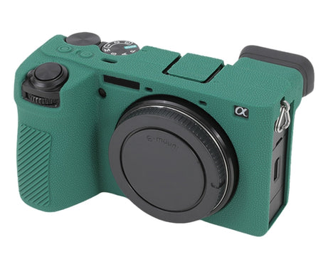 Litchi Texture Soft Silicone Protective Case, For Sony ILCE-6700 / A6700, For Sony ILCE-7CM2 / A7C II / A7CR