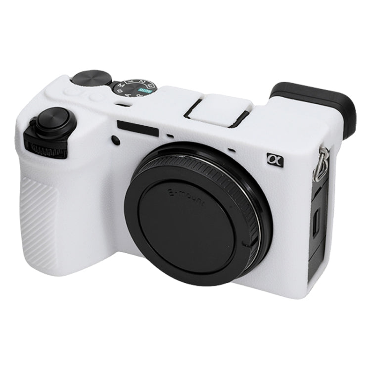 Litchi Texture Soft Silicone Protective Case, For Sony ILCE-6700 / A6700, For Sony ILCE-7CM2 / A7C II / A7CR