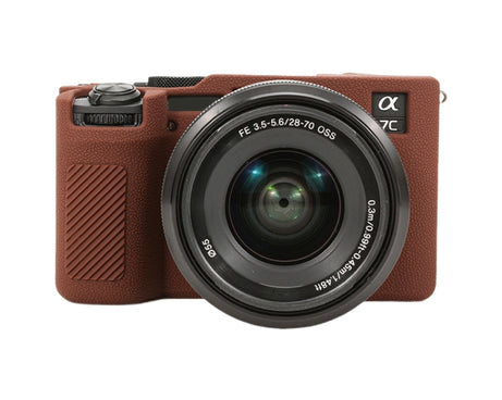 Litchi Texture Soft Silicone Protective Case, For Sony ILCE-6700 / A6700, For Sony ILCE-7CM2 / A7C II / A7CR