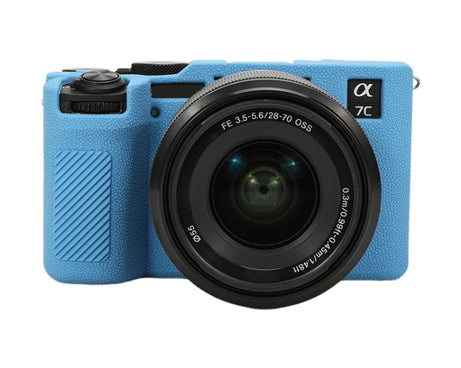 Litchi Texture Soft Silicone Protective Case, For Sony ILCE-6700 / A6700, For Sony ILCE-7CM2 / A7C II / A7CR