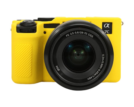 Litchi Texture Soft Silicone Protective Case, For Sony ILCE-6700 / A6700, For Sony ILCE-7CM2 / A7C II / A7CR