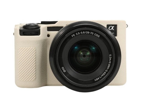 Litchi Texture Soft Silicone Protective Case, For Sony ILCE-6700 / A6700, For Sony ILCE-7CM2 / A7C II / A7CR