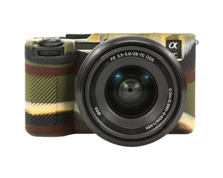 Litchi Texture Soft Silicone Protective Case, For Sony ILCE-6700 / A6700, For Sony ILCE-7CM2 / A7C II / A7CR