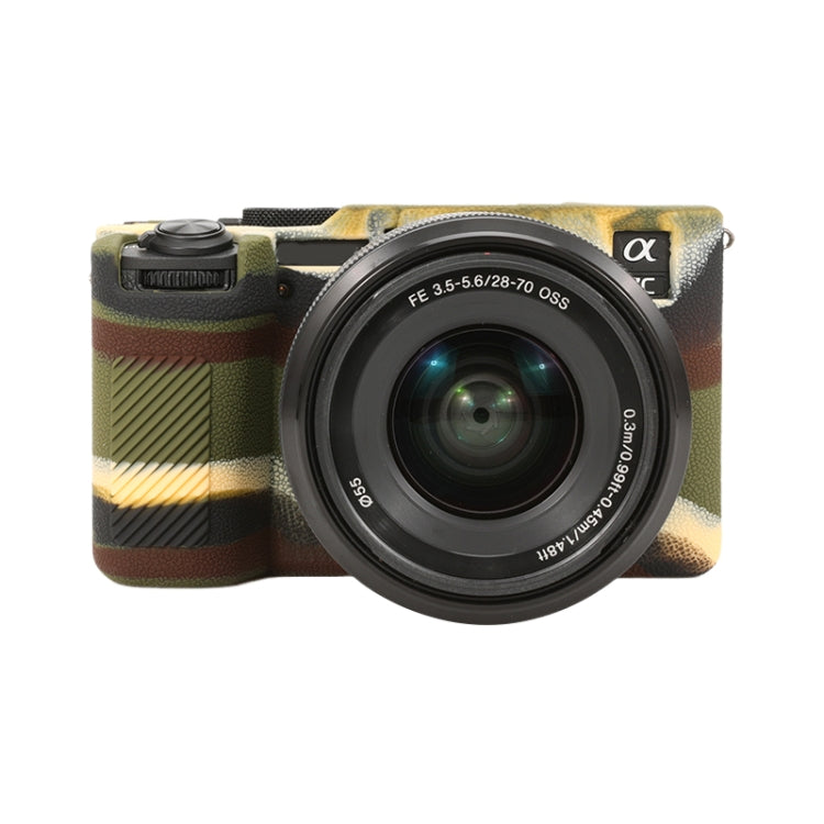 Litchi Texture Soft Silicone Protective Case, For Sony ILCE-6700 / A6700, For Sony ILCE-7CM2 / A7C II / A7CR