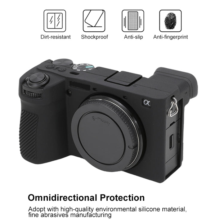 Glossy Soft Silicone Protective Case, For Sony ILCE-7CM2 / A7C II / A7CR