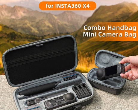 For Insta360 X4 / X5 Sunnylife Carrying Case Handbag, X4-B812 Mini Camera Bag, X4-B816 Combo Bag