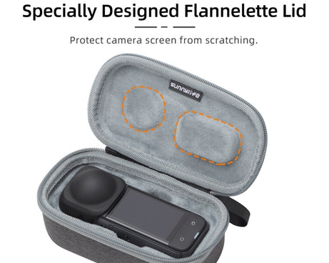 For Insta360 X4 / X5 Sunnylife Carrying Case Handbag, X4-B812 Mini Camera Bag, X4-B816 Combo Bag