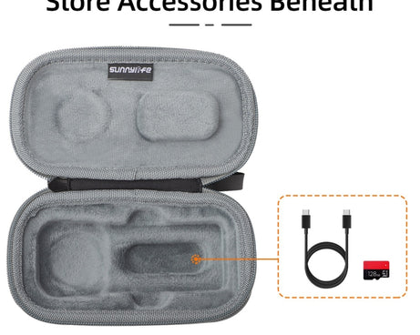 For Insta360 X4 / X5 Sunnylife Carrying Case Handbag, X4-B812 Mini Camera Bag, X4-B816 Combo Bag