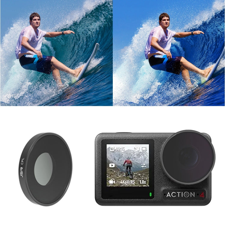For DJI Osmo Action 4 JUNESTAR Threaded Camera Lens Filter, MCUV, CPL, ND8, ND16, ND32, ND64, ND1000, ND8PL, ND16PL, ND32PL, ND64PL, NIGHT, STAR, Streak Gold Drawing, Streak Blue Drawing, Macro 15X, Pink Diving Filter, Magenta Diving Filter            ...