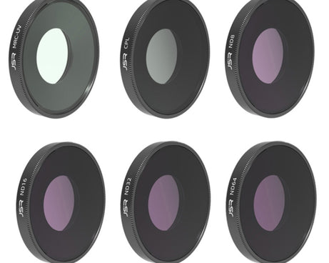 For DJI Osmo Action 4 JUNESTAR Threaded Camera Lens Filter, MCUV, CPL, ND8, ND16, ND32, ND64, ND1000, ND8PL, ND16PL, ND32PL, ND64PL, NIGHT, STAR, Streak Gold Drawing, Streak Blue Drawing, Macro 15X, Pink Diving Filter, Magenta Diving Filter            ...