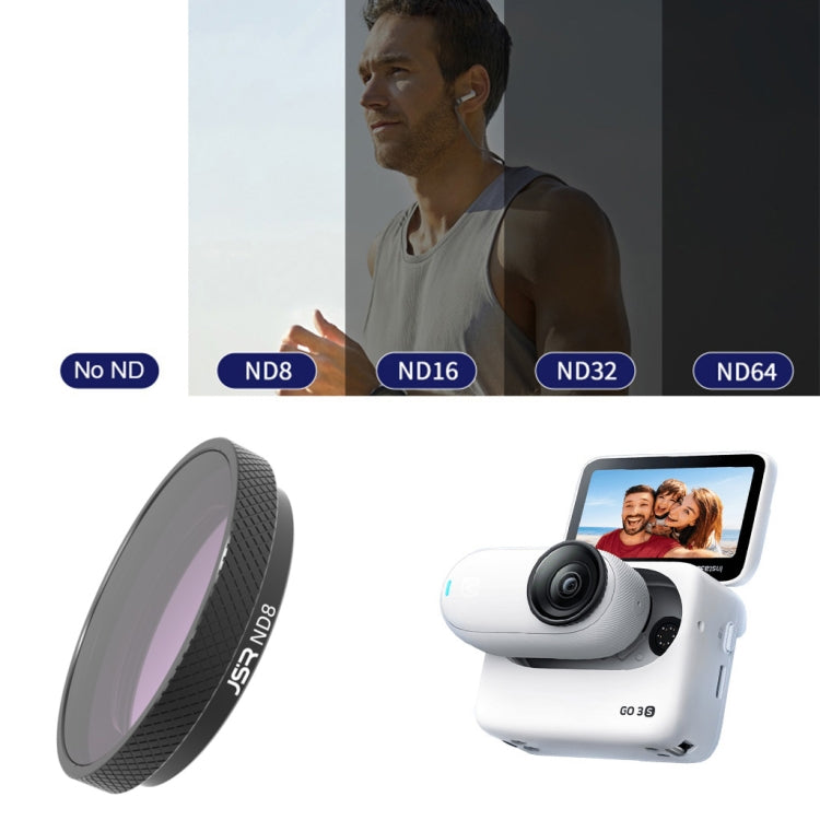 For Insta360 GO 3S JUNESTAR Camera Lens Filter, MCUV, CPL, ND8, ND16, ND32, ND64, NIGHT, STAR, Adjustable CPL, 2 in 1 UV, 3 in 1 UV, 3 in 1 CPL ND8-16, 4 in 1 NDPL, 4 in 1 ND, 6 in 1 STAR CPL ND, 6 in 1 Adjustable, 8 in 1 UV CPL ND NIGHT