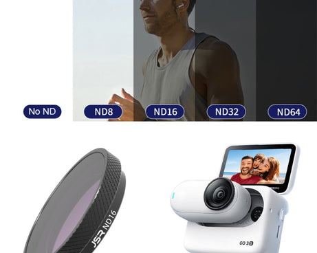 For Insta360 GO 3S JUNESTAR Camera Lens Filter, MCUV, CPL, ND8, ND16, ND32, ND64, NIGHT, STAR, Adjustable CPL, 2 in 1 UV, 3 in 1 UV, 3 in 1 CPL ND8-16, 4 in 1 NDPL, 4 in 1 ND, 6 in 1 STAR CPL ND, 6 in 1 Adjustable, 8 in 1 UV CPL ND NIGHT