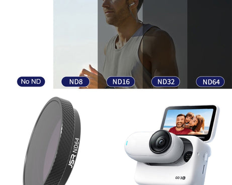 For Insta360 GO 3S JUNESTAR Camera Lens Filter, MCUV, CPL, ND8, ND16, ND32, ND64, NIGHT, STAR, Adjustable CPL, 2 in 1 UV, 3 in 1 UV, 3 in 1 CPL ND8-16, 4 in 1 NDPL, 4 in 1 ND, 6 in 1 STAR CPL ND, 6 in 1 Adjustable, 8 in 1 UV CPL ND NIGHT
