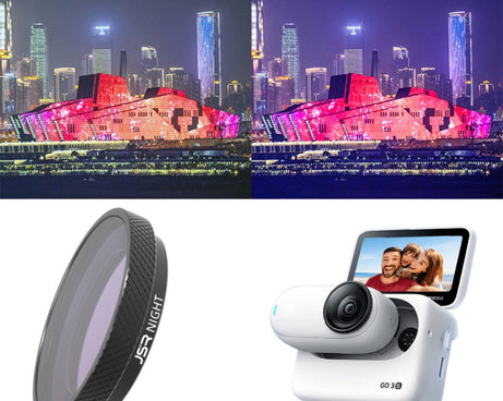For Insta360 GO 3S JUNESTAR Camera Lens Filter, MCUV, CPL, ND8, ND16, ND32, ND64, NIGHT, STAR, Adjustable CPL, 2 in 1 UV, 3 in 1 UV, 3 in 1 CPL ND8-16, 4 in 1 NDPL, 4 in 1 ND, 6 in 1 STAR CPL ND, 6 in 1 Adjustable, 8 in 1 UV CPL ND NIGHT