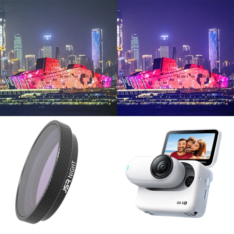 For Insta360 GO 3S JUNESTAR Camera Lens Filter, MCUV, CPL, ND8, ND16, ND32, ND64, NIGHT, STAR, Adjustable CPL, 2 in 1 UV, 3 in 1 UV, 3 in 1 CPL ND8-16, 4 in 1 NDPL, 4 in 1 ND, 6 in 1 STAR CPL ND, 6 in 1 Adjustable, 8 in 1 UV CPL ND NIGHT