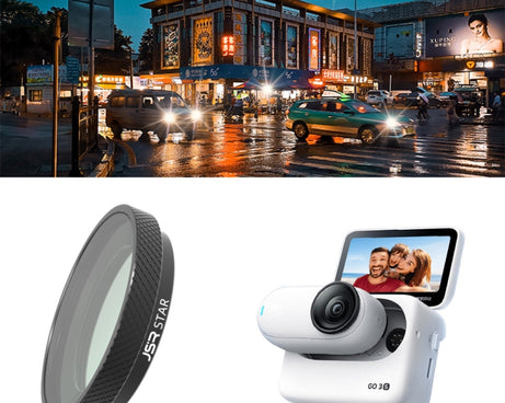 For Insta360 GO 3S JUNESTAR Camera Lens Filter, MCUV, CPL, ND8, ND16, ND32, ND64, NIGHT, STAR, Adjustable CPL, 2 in 1 UV, 3 in 1 UV, 3 in 1 CPL ND8-16, 4 in 1 NDPL, 4 in 1 ND, 6 in 1 STAR CPL ND, 6 in 1 Adjustable, 8 in 1 UV CPL ND NIGHT