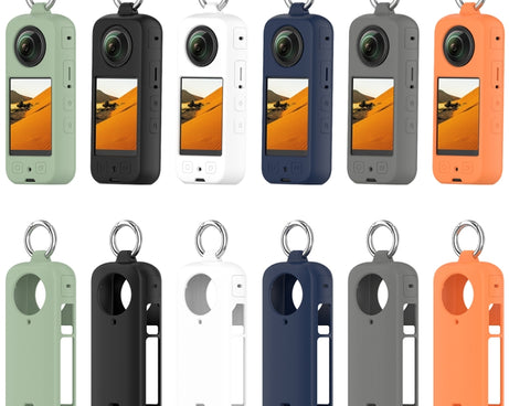 Portable Silicone Protective Case, For Insta360 X3