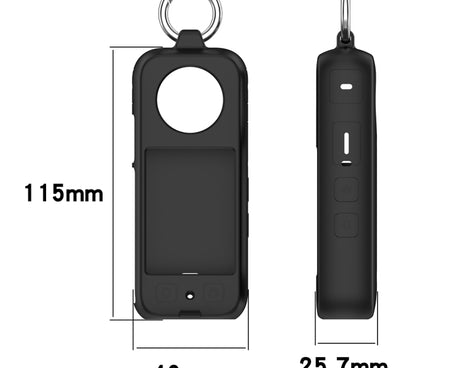 Portable Silicone Protective Case, For Insta360 X3