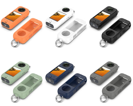 Portable Silicone Protective Case, For Insta360 X3