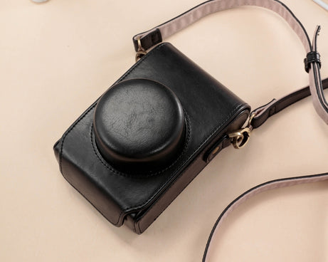 Full Body Leather Camera Case Bag with Strap, For FUJIFILM X100VI