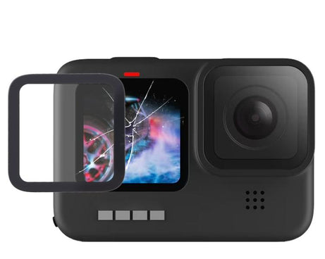 Front Small LCD Screen Outer Glass Lens, For GoPro Hero12 Black, For GoPro Hero11 Black, For GoPro Hero10 Black, For GoPro Hero9 Black, For GoPro Hero7 Silver, For GoPro Hero7 Black