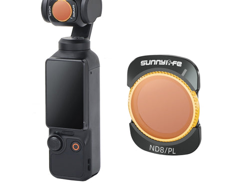 For DJI Osmo Pocket 3 Sunnylife Camera Lens Magnetic Metal Filter, No Impact On Gimbal Reset, MCUV, ND8, ND16, ND32, ND64, CPL, ND8PL, ND16PL, ND32PL, ND64PL, 3 in 1 CPL ND8 ND16, 4 in 1 ND8-64, 4 in 1 ND8-64PL, 4 in 1 UV CPL ND32 ND64                 ...