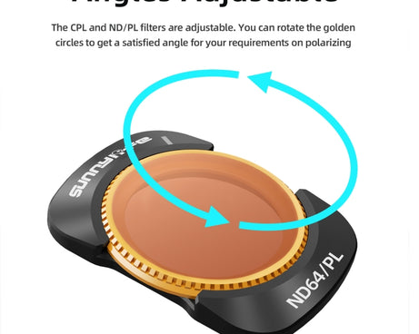 For DJI Osmo Pocket 3 Sunnylife Camera Lens Magnetic Metal Filter, No Impact On Gimbal Reset, MCUV, ND8, ND16, ND32, ND64, CPL, ND8PL, ND16PL, ND32PL, ND64PL, 3 in 1 CPL ND8 ND16, 4 in 1 ND8-64, 4 in 1 ND8-64PL, 4 in 1 UV CPL ND32 ND64                 ...